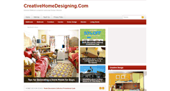 Desktop Screenshot of creativehomedesigning.com